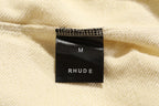 RHUDE embroidered slogan logo sweatpants