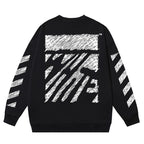 OFF-WHITE SCRIBBLE DIAG BOXY Sweatshirts