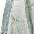 Palm Angels Graffiti Print Denim Jacket