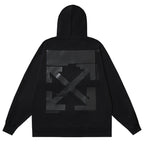 Off White Rubber Arrow Slim Zip Hoodie
