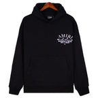 AMIRI Logo-Appliquéd Embroidered Cotton-Jersey Hoodies
