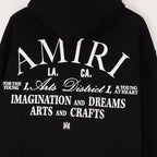 AMIRI Logo-Appliquéd Embroidered Cotton-Jersey Hoodies