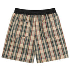 RHUDE Logo-Embroidered Checked Cotton-Flannel Drawstring Shorts