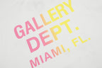 Gallery Dept. Paint-Splattered Logo-Print Cotton-Jersey T-Shirt