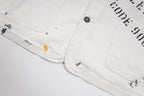 Gallery Dept. EP Paint-Splattered Logo-Print Cotton-Ripstop Jacket