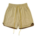 RHUDE logo-print drawstring swim Shorts
