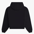 RHUDE LOGO PRINT COTTON JERSEY HOODIE