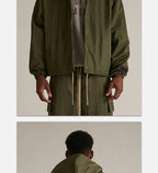 Fear of God Essentials Textured Nylon Trucker Jacket