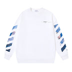 Off White Logo Cotton Sweatshirts
