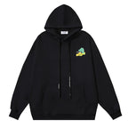 Off White Logo Drawstring Hoodie