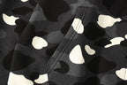 BAPE Glow Camo Shark Wide Full Zip Double Hoodies