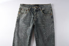 Purple Brand Crystal Diamond Jeans #9122