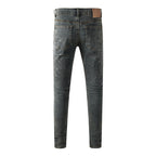 Purple Brand Crystal Diamond Jeans #9122