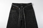 Purple Brand Crystal Diamond Jeans #9128