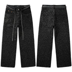 Purple Brand Crystal Diamond Jeans #9128