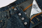 Purple Brand Crystal Diamond Jeans #106