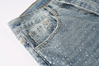 Purple Brand Crystal Diamond Jeans #9133