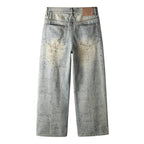 Purple Brand Crystal Diamond Jeans #107