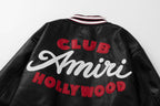 AMlRl Club Leather Varsity Jacket