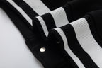 OFF WHITE Croco Lea Wool Varsity Jacket
