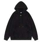 Off White Logo Drawstring Hoodie
