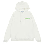 Off White Gradient Arrow Slim Hoodies