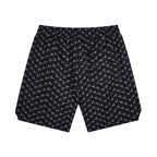 Rhude Letter Embroidered Hip Hop  Casual Split Shorts