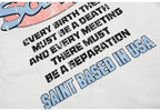 SAINT MICHAEL Skeleton Print T-Shirts