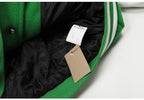 SAINT MICHAEL Loose baseball jacket with embroidered badge