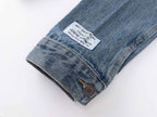 Gallery Dept. letter embroidered washed denim Jacket