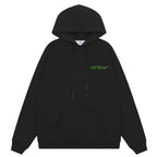 Off White Gradient Arrow Slim Hoodies