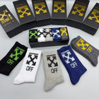 gift socks off white socks authentic 5pcs box